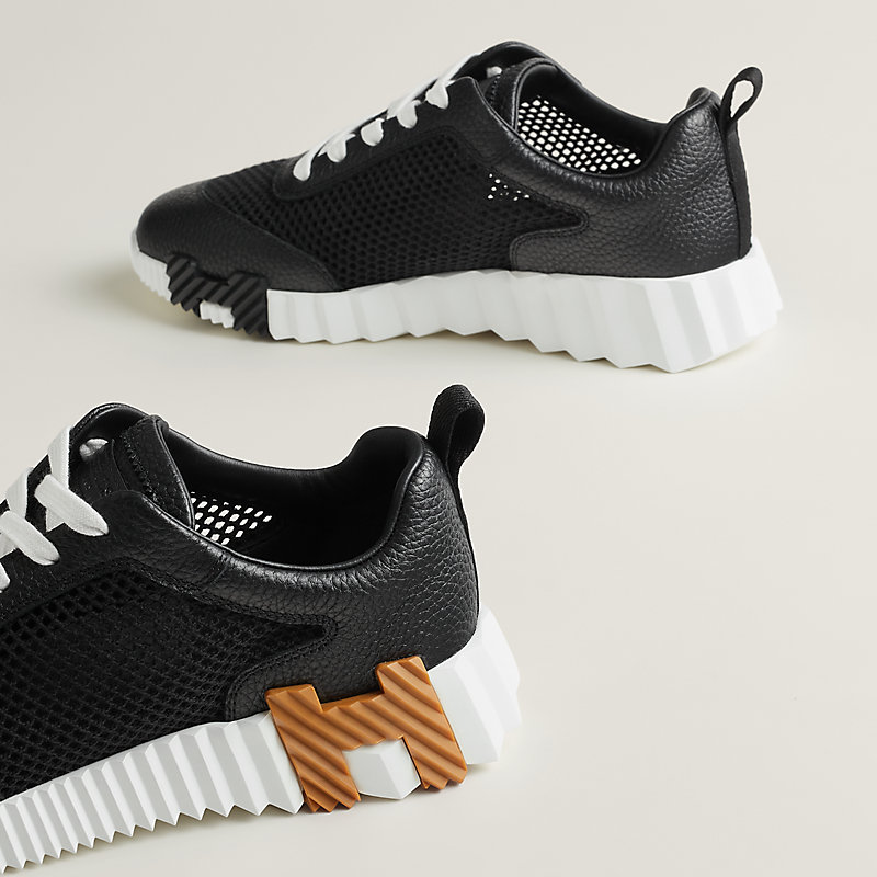 【デザインがオシャレ♪】HERMES スニーカー Bouncing ブラック Bouncing sneaker | Hermès USA
